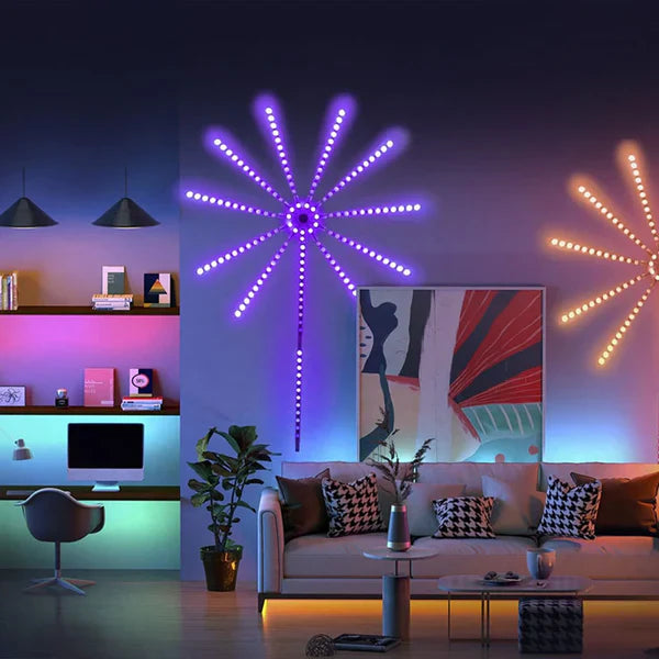Bande lumineuse multicolore autocollante avec télécommande 5 mètres