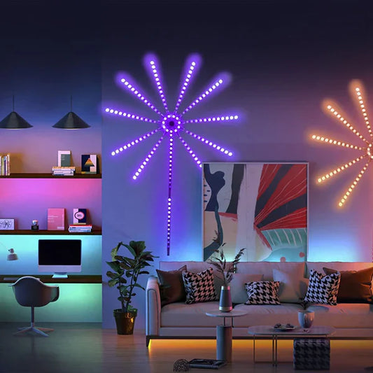 Bande lumineuse multicolore autocollante avec télécommande 5 mètres
