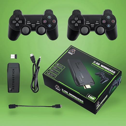Mini console de jeux vidéos avec deux manettes